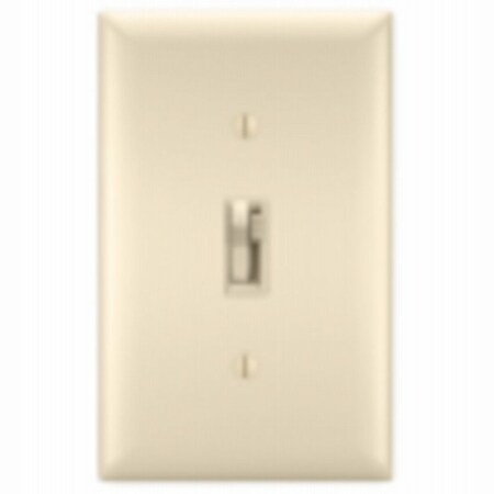 Legrand Toggle Slide Dimmer, 300 W, CFL, Incandescent, LED Lamp, Light Almond TSDCL303PLACCV6