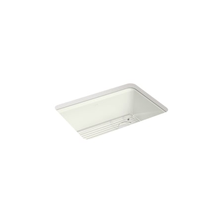 Kohler Riverby 27 undermount single-bowl kitchen sink Dune 8668-5UA1-NY