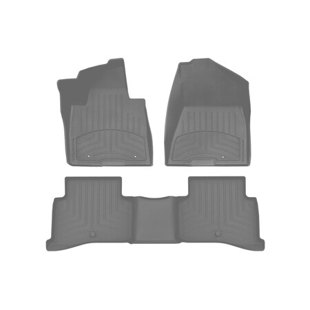 Weathertech Grey, Front and Rear FloorLiner HP 4615721IM-468162IM