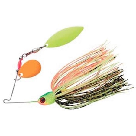 Pradco Lures Booyah Pond Magic Spinner bait, 0.19 oz. - Colorado-Willow Firebug BYPM36-653
