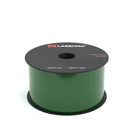Labeltac LabelTac 4 and Pro Model High Performance 10-Year Vinyl Supply 2.5in x 150ft, Dark Green LT2516HP