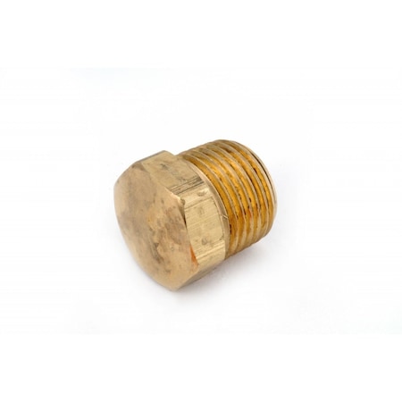 Midland Industries 12 Male Pipe Thread Plug Hex Head Brass Single Lead Free 706125-08