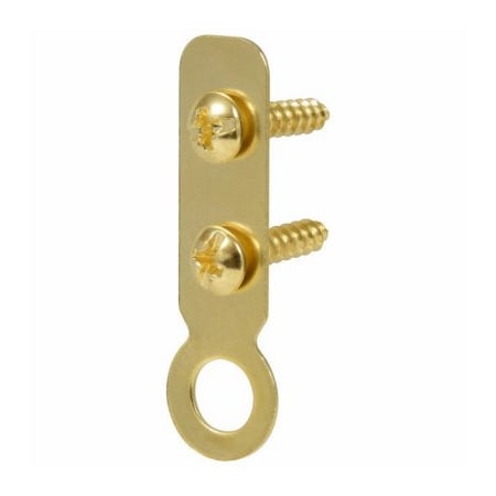 Hillman 4Pk Brs Flt Ring Hanger 122227