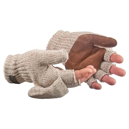 Jj Keller Winter Convertible Mittens Fingerless Gloves, Thinsulate, X-Large 67315