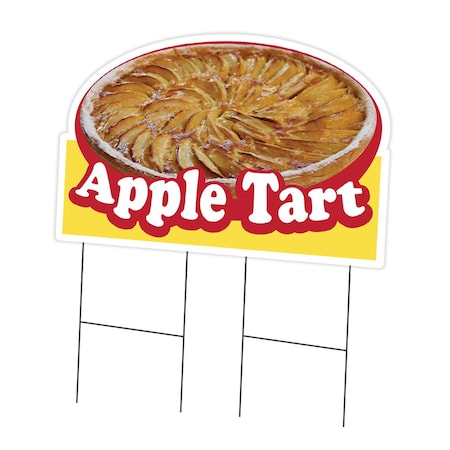 Signmission Apple Tart Die Cut Yard Sign & Stake outdoor plastic coroplast window, C-DC-2436-Apple Tart19 C-DC-2436-Apple Tart19