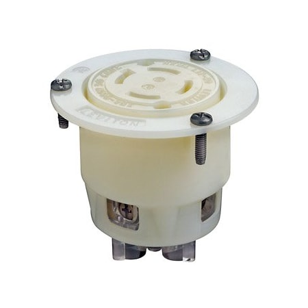 Leviton Industrial Grade Flanged Outlet 30 Amp, 600 Volt 3-Phase 2746