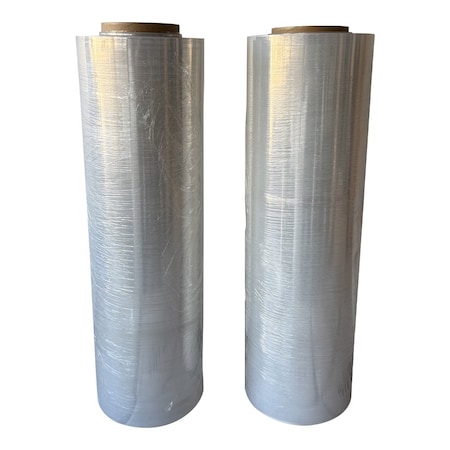 Edendirect Stretch Wrap, 11 in W x 1,500 ft. L, 80, White, Stretch Wrap ED-SF1500-2