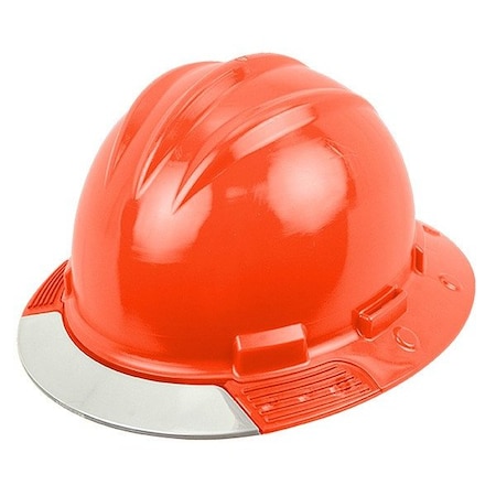 Bullard Hard Hat, Front Brim, AboveView, Orange AVORRC