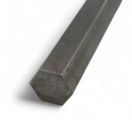 Online Metal Supply 0.875 (7/8 inch) x 45 inches, 4140 Alloy Steel Hexagon Bar, CF 4140CFHXD0.875L45.1