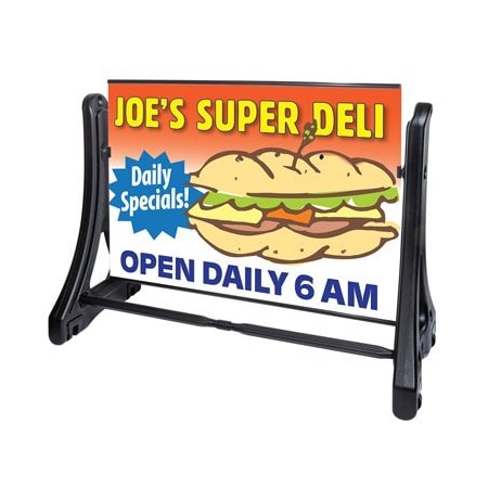 Specialty Store Services Portable Swinger Roadside Graphics Sign 40040
