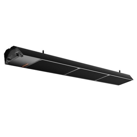 Schwank phantomSchwank Two Stage Tube Heater Black Aluminum, 115/80 MBH NG; 10 ft; 120 Volt STP-TA11-15-BN
