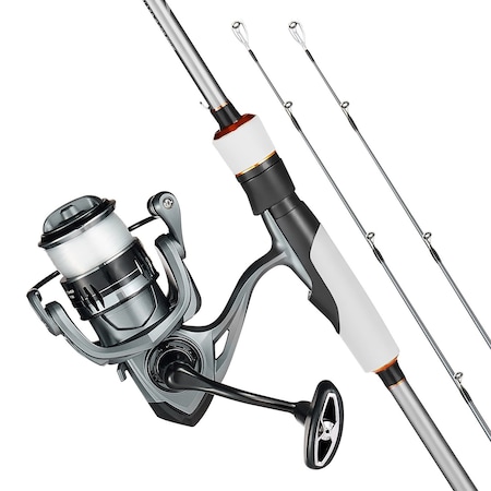 Vevor Rod and Fishing Reel Combo with 7 ft Two-Piece Rods 7+1 Ball Bearings V1-702S-MHF