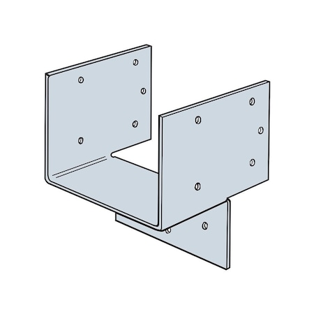 Simpson Strong-Tie HH Header Hanger, 2-13/16 in H, 3-1/2 in W, Steel, Galvanized HH4