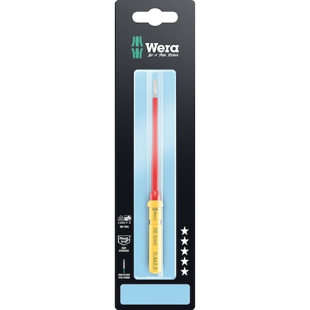 Wera Kraftform Kompakt VDE 3060 i Take it easy SB, stainless steel, 0.4 x 2.5 x 157 mm 5006575001
