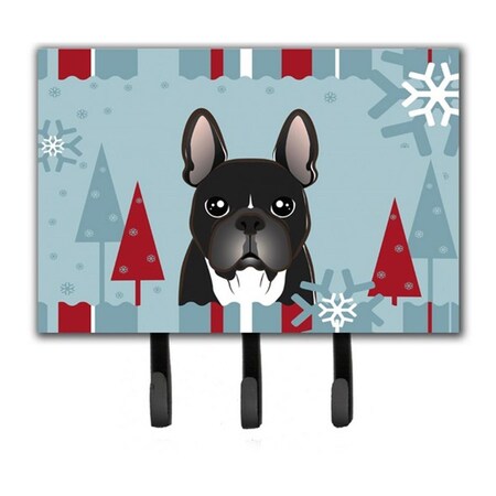 Carolines Treasures Winter Holiday French Bulldog Leash and Key Holder BB1723TH68