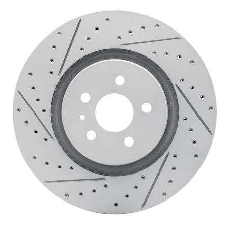 Dynamic Friction Co DFC Geoperformance Rotor - Drilled and Slotted 830-55006L
