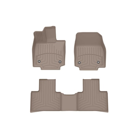 Weathertech Tan, Front and Rear FloorLiner HP 451795-1-2IM