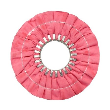 Renegade Products Usa 9" Stitched Airway Buffing Wheels, Pink, Single Stitch, No Center Plate FAW9X3N2-16PPT2-SO
