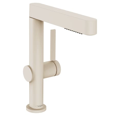 Hansgrohe Finoris Single-Hole Faucet 230 with 2-Spray Pull-Out, 1.2 GPM in Brushed Nickel 76063821
