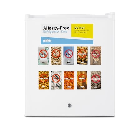 Summit Commercial Compact Allergy-Free All-Refrigerator AZAR27W