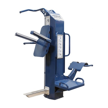 Outdoor-Fit Workout Station Set, Blue, Powder Coated OF-400-03