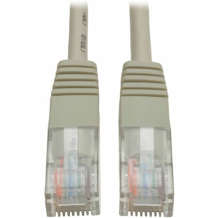 Eaton Tripp Lite Series Cat5e 350 MHz Molded UTP Ethernet Cable RJ45 M/M, PoE - Gray, 25 ft. 7.62 m N002-025-GY