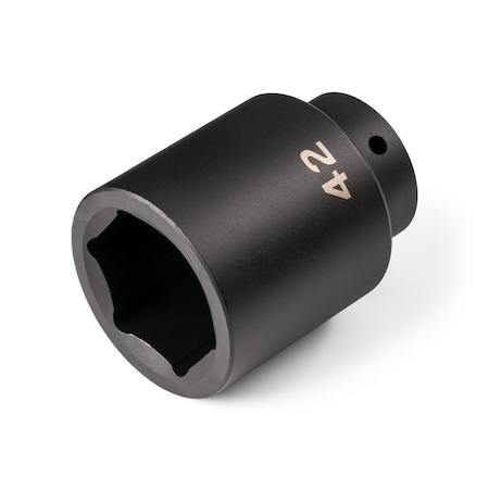 Tekton 1/2 Inch Drive x 42 mm Deep 6-Point Impact Socket SID23142