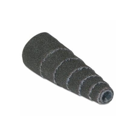 Merit Abrasives Aluminum Oxide Spiral Rolls Full Tapers, 1/2 x 1 1/2 x 1/8, 60 Grit, 100PK 481-08834181744