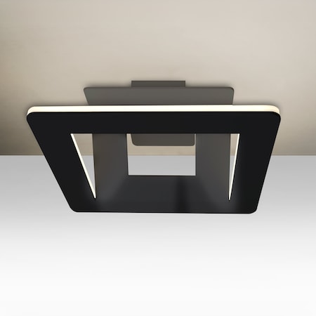 Besa Lighting Besa, Matrix Ceiling, Black Finish, 1x15W LED MATRIX-LED-BK