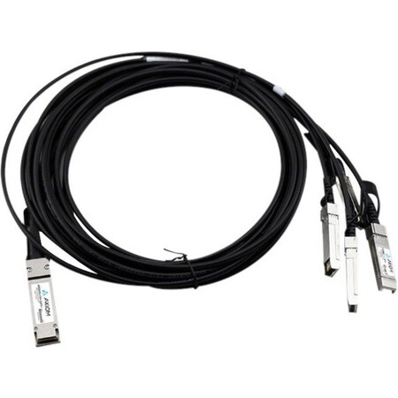 Axiom 40GBASE-CR4 QSFP+ TO 4 10GBASE-CU SFP+ PASSIVE DAC NETAPP COMPATIBLE 3M X66120-3-AX