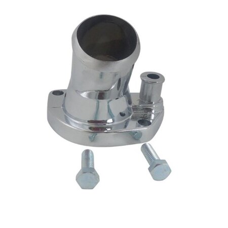 Strike3 R9440 O-Ring Style Water Neck for 1965-1975 Ford Small Block, Chrome ST954162