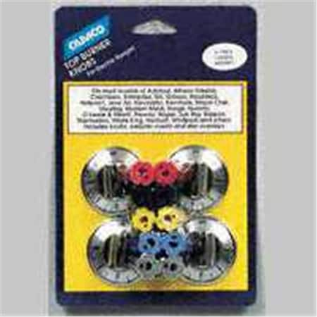 Camco Electric Range Knobs Top Burner, Black 6838718