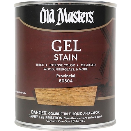 Old Masters GEL STAIN PROVINCIAL 1QT 80504