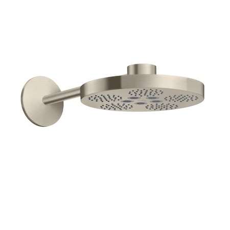 Axor ONE Showerhead 280 2-Jet with Showerarm Trim, 2.5 GPM in Brushed Nickel 48481821
