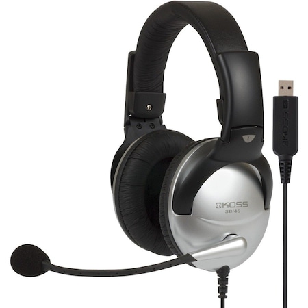 Koss Communication Headphones with USB, noise-cancelling clear voice technology 195752