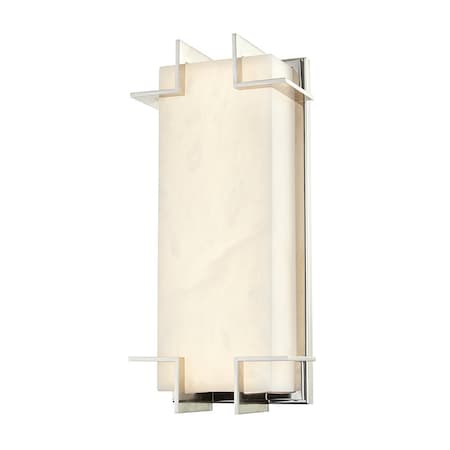 Hudson Valley Lighting Delmar 1 Light Wall Sconce 6.5 In. Polished Nickel 3915-PN