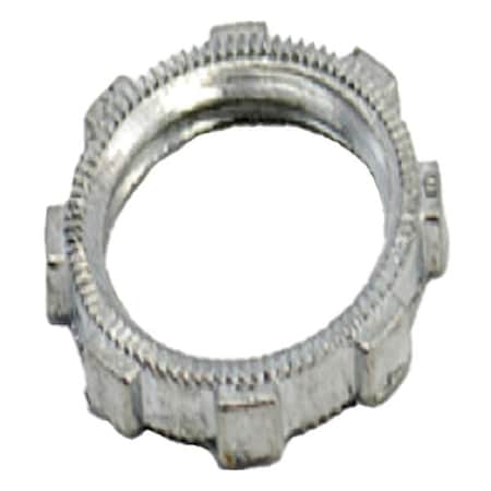 Bridgeport Locknut 1/2 in, Locknut, Zinc, Unfinished 101-DC