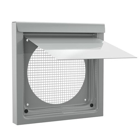 Inovate 6-Inch Flush-Mount Metal Wall Vent, Brown, Without A Built-In Collar 6WVP-NC