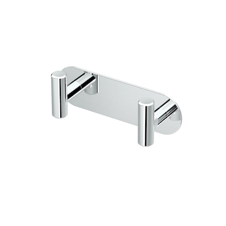 Gatco Latitude II All Modern Dcor Double Robe Hook, Chrome 1291