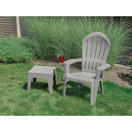Adams Big Easy Gray Resin Adirondack Chair 258408