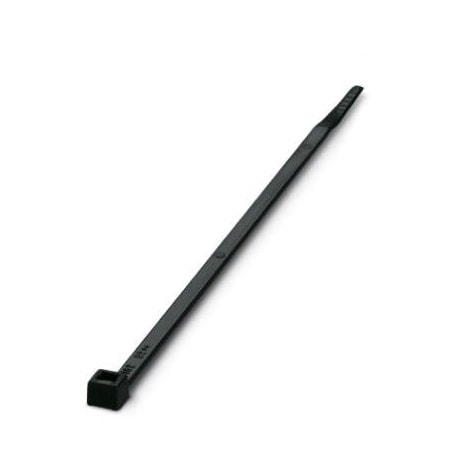 Phoenix Contact Cable Tie, 140 mm L, 3.6 mm W, Black, Polyamide 6.6, 130 N Strength, 100 pk 3240832