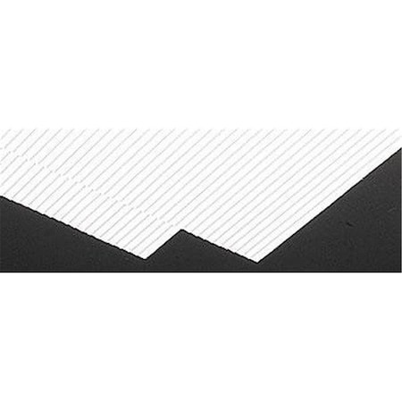 Plastruct 0.18 in. PS-52 Sheet Clapboard, 2PK PLS91552