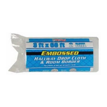 Berry Plastics 3X60 Med Emb Drop Cloth 626230
