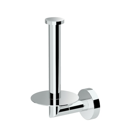 Gatco Glam Storage Toilet Paper Holder, Chrome 4638