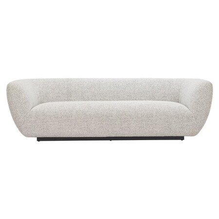 Homeroots 96" Gray Upholstered Sofa 632705