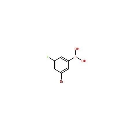 Ak Scientific 3-Bromo-5-fluorophenylboronic acid (5g), CAS 849062-37-9 X2347-5g