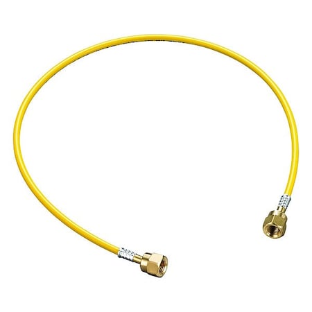 Yellow Jacket Hose, 2 ft L, Yellow, Charging 61005