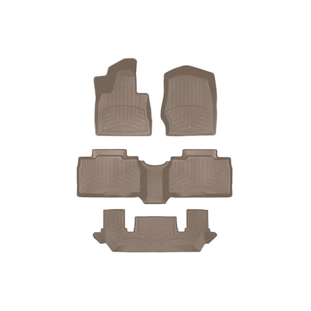 Weathertech Tan, Front and Rear and Rear FloorLiner HP 451575-1-2-3IM