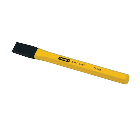 Stanley COLD CHISEL, 5/8 IN CHROME VANADIUM STEEL TIP, 6 3/4 IN OAL, 5/8 IN W BLADE 16-288