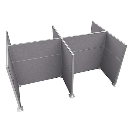 Versare Cubicle Kit, Cloud Gray, 72 in H HPK-4P4-S-VCLG